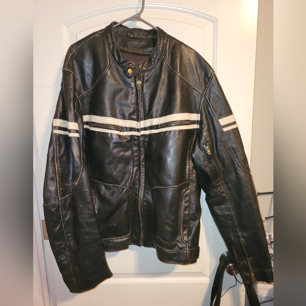 Leather jacket